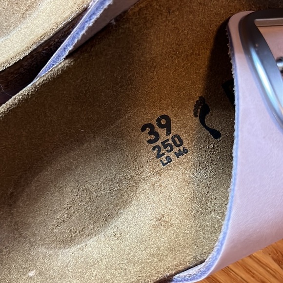 Birkenstock Arizona Big Buckle Nubuck Leather Size 8 NWT - Picture 11 of 13